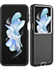 Heavy Duty Case for Galaxy Z Flip 8 (BLACK WHITE) (Only Ground Shipping)
