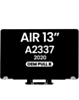 MacBook Air 13" Retina (A2337 / Late 2020) (M1) LCD Assembly (SILVER) (OEM Pull B Grade)