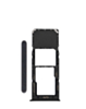 Single Sim Card Tray for Galaxy A02 (A022 / 2020) (BLACK)
