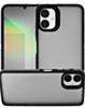 Matte Silicone Frame Shockproof Case - GRAY for Galaxy A06 (Only Ground Shipping)