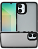 Matte Silicone Frame Shockproof Case - WHITE for Galaxy A06 (Only Ground Shipping)