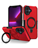 Hard PC Shockproof Case w /Ring Holder - RED for Galaxy A06 (Only Ground Shipping)