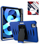 Shockproof Case with Pen Slot - DARK BLUE for iPad Air 11 / 2024 / Air 4 / Air 5 / Pro 11 (1st / 2nd / 3rd / 4th) (Only Ground Shipping)