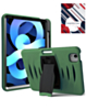 Shockproof Case with Pen Slot - GREEN for iPad Air 11 / 2024 / Air 4 / Air 5 / Pro 11 (1st / 2nd / 3rd / 4th) (Only Ground Shipping)