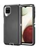 Heavy Duty Case for Galaxy A12 (DARK GRAY & WHITE) (Only Ground Shipping)