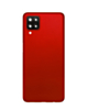 Back Glass with Camera Lens and Adhesive for Galaxy A12 (A125 / 2020) (NO LOGO) (RED)