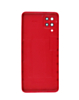 Back Glass with Camera Lens and Adhesive for Galaxy A12 (A125 / 2020) (NO LOGO) (RED)