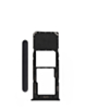 Single Sim Card Tray for Galaxy A12 (A125 / 2020) (BLACK)