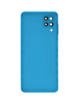Back Glass with Camera Lens and Adhesive for Galaxy A12 Nacho (A127 / 2021) (NO LOGO) (BLUE)