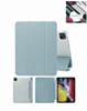 Smart PU Stand with Pen Holder - BLUE for iPad Air 13 2024 / Pro 12.9 (3rd / 4th / 5th / 6th) (Only Ground Shipping)