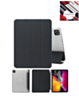 Smart PU Stand with Pen Holder - BLACK for iPad Air 13 2024 / Pro 12.9 (3rd / 4th / 5th / 6th) (Only Ground Shipping)