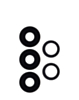 Back Camera Lens for Galaxy A13 (A135 / 2022) (Glass Only) (Pack of 5 Set)