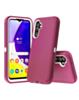 Heavy Duty Case for Galaxy A15 (HOT PINK & WHITE) (Only Ground Shipping)