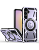 Full-Body Rugged Shockproof Case with Built-in Ring Holder - PURPLE for Galaxy A15 (Only Ground Shipping)