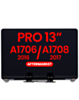 LCD Assembly (SPACE GRAY) (NO LOGO) (Aftermarket) for MacBook Pro 13" with Touch Bar / Pro 13" (A1706 / Late 2016)
