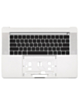 Top Case with US Keyboard (SILVER) for MacBook Pro 15" with Touch Bar (A1707 / Late 2016 / Mid 2017)