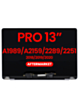 LCD Assembly (SPACE GRAY) (NO LOGO) (Aftermarket) for MacBook Pro 13" (A1989 / Late 2018 / Early 2019) (A2159 / Mid 2019) (A2289 / A2251 / Mid 2020)
