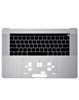 Top Case with US Keyboard (SILVER) for MacBook Pro 15" Touch Bar (A1990 / Late 2018 / Early 2019)