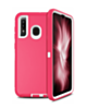Heavy Duty Case for Galaxy A50s / A50 / A30s / A30 / A20 (HOT PINK & WHITE) (Only Ground Shipping)