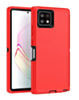 Heavy Duty Case for Galaxy A22 5G (RED & BLACK) (Only Ground Shipping)