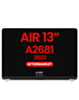 LCD Assembly (MIDNIGHT) (NO LOGO) (Aftermarket) for MacBook Air 13" (A2681 / Mid 2022)