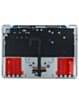 Top Case with US Keyboard & Touchpad (SILVER) for MacBook Air 13" (A2681 / Mid 2022)
