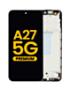 OLED Assembly with Frame for Galaxy A27 5G (A276 / 2025) (BLACK) (Premium)