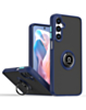 Hard PC Rear / Soft TPU Colorful Border Case with I-ring Holder - NAVY BLUE for Galaxy A36 (Only Ground Shipping)