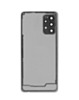 Back Glass with Camera Lens and Adhesive for Galaxy A72 (A725 / 2021) / A72 5G (A726 / 2021) (NO LOGO) (AWESOME BLACK)