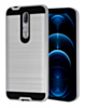 Coolpad Legacy Brisa Hybrid Metal Brushed Case - SILVER (Only Ground Shipping)