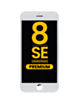 Grab the wholesale deals on the white LCD assembly with steel plate for iPhone 8, SE 2020, and SE 2022 – premium LG.