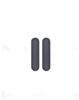 Hard Buttons (Volume) for iPad Air 5 / iPad Air 11" (2024 / 2025) / Air 13" (2024 / 2025) (SPACE GRAY)