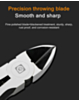 AMAOE M123 5" Chrome Vanadium Steel Diagonal Pliers (Only Ground Shipping)
