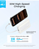 Anker Zolo Power Bank w/ Built-in USB-C & L Cables - (BLACK) (10000 mAh / 30W) (Only Ground Shipping)