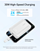 Anker Zolo Power Bank w/ Built-in USB-C & L Cables - (BLACK) (10000 mAh / 30W) (Only Ground Shipping)