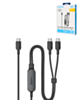 Anker Braided 2-in-1 USB C-C Charging Cable (4ft) (BLACK) (Only Ground Shipping)