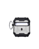 AirPods 1/2 Hard Plastic Transparent Case with Keychain - WHITE (Only Ground Shipping)
