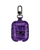 AirPods 1/2 Fashion Leather Case - PATTERNED PURPLE (Only Ground Shipping)