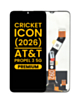 LCD Assembly without Frame for Cricket lcon (2026) (U656AC) / AT&T Propel 3 5G (U656AA) (Premium)