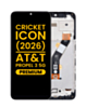 LCD Assembly with Frame for Cricket lcon (2026) (U656AC) / AT&T Propel 3 5G (U656AA) (Premium)