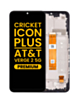 LCD Assembly with Frame for Cricket lcon Plus (2026) (SN333C) / AT&T Verge 2 5G (Premium)