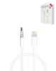 USB L-AUX Headphone Jack Cable (WHITE) (3ft) (Only Ground Shipping)