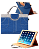 Smart Work Bag Style Case - ROYAL BLUE JEAN for iPad 5 (2017) / iPad 6 (2018) / Air 1 / Air 2 / Pro 9.7 (Only Ground Shipping)