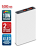 Brookstone Ultra Slim Magsafe Rapid Power Bank - (WHITE) (5000 mAh) (Only Ground Shipping)