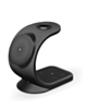 Brookstone 3-in-1 Curved Wireless Charging Station - BLACK (15W) (Only Ground Shipping)