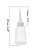 Straight Plastic Squeeze Diffuser Wash Clean Bottle (150ml)