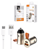 LDNIO C509Q PD QC4.0 Dual USB A+C Car Charger with USB A-C Cable (3ft) (18W) (Only Ground Shipping)