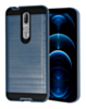 Coolpad Legacy Brisa Hybrid Metal Brushed Case - NAVY BLUE (Only Ground Shipping)