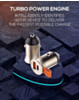 LDNIO C509Q PD QC4.0 Dual USB A+C Car Charger with USB C-L Non-MFI Cable (3ft) (18W) (Only Ground Shipping)