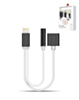 2in1 USB-L Charging and Data &3.5mm Headphone Jack Adapter (BLACK) (Only Ground Shipping)